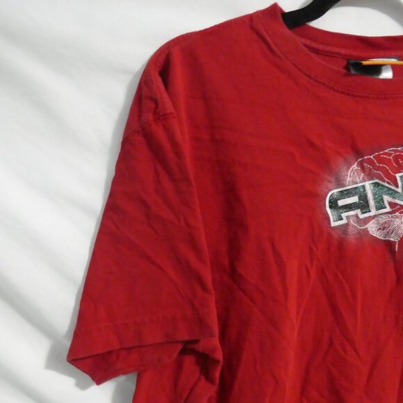 AND1 Logic | XL - extra large 18/20 kids | Red Graphic Basketball Tee - T-Shirt - Picture 3 of 15